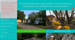 Desktop Screenshot of camping-belfort.com